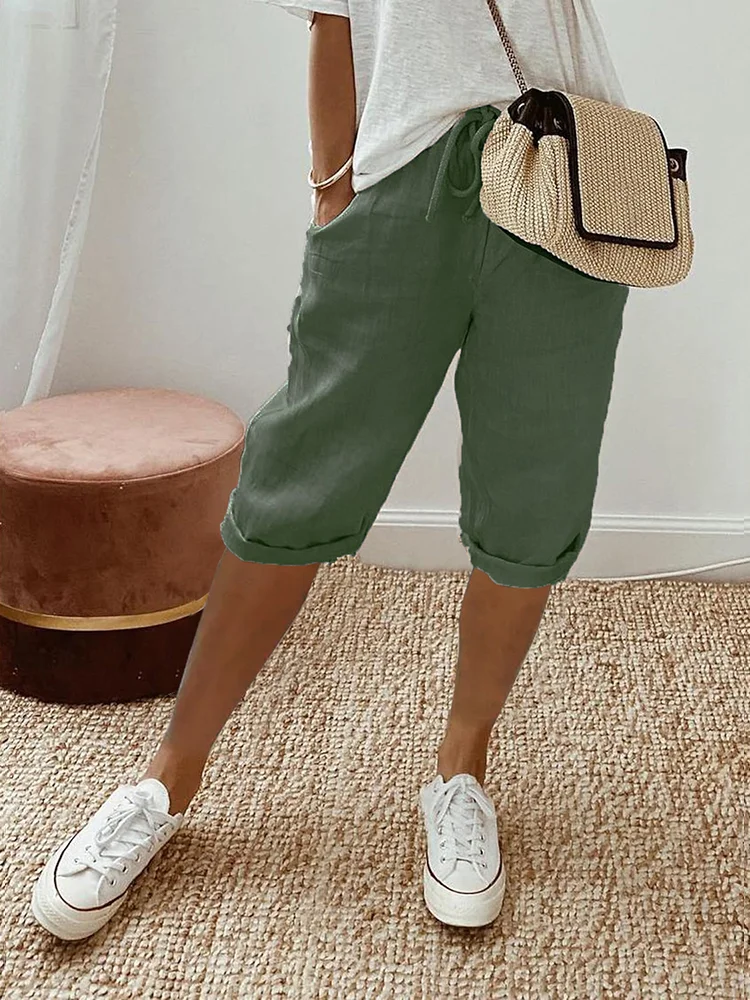 Liselot™ | Premium Linnen Comfort Shorts – Luchtig Draagcomfort & Moeiteloze Zomerstijl (1+1 Gratis) - Image 4