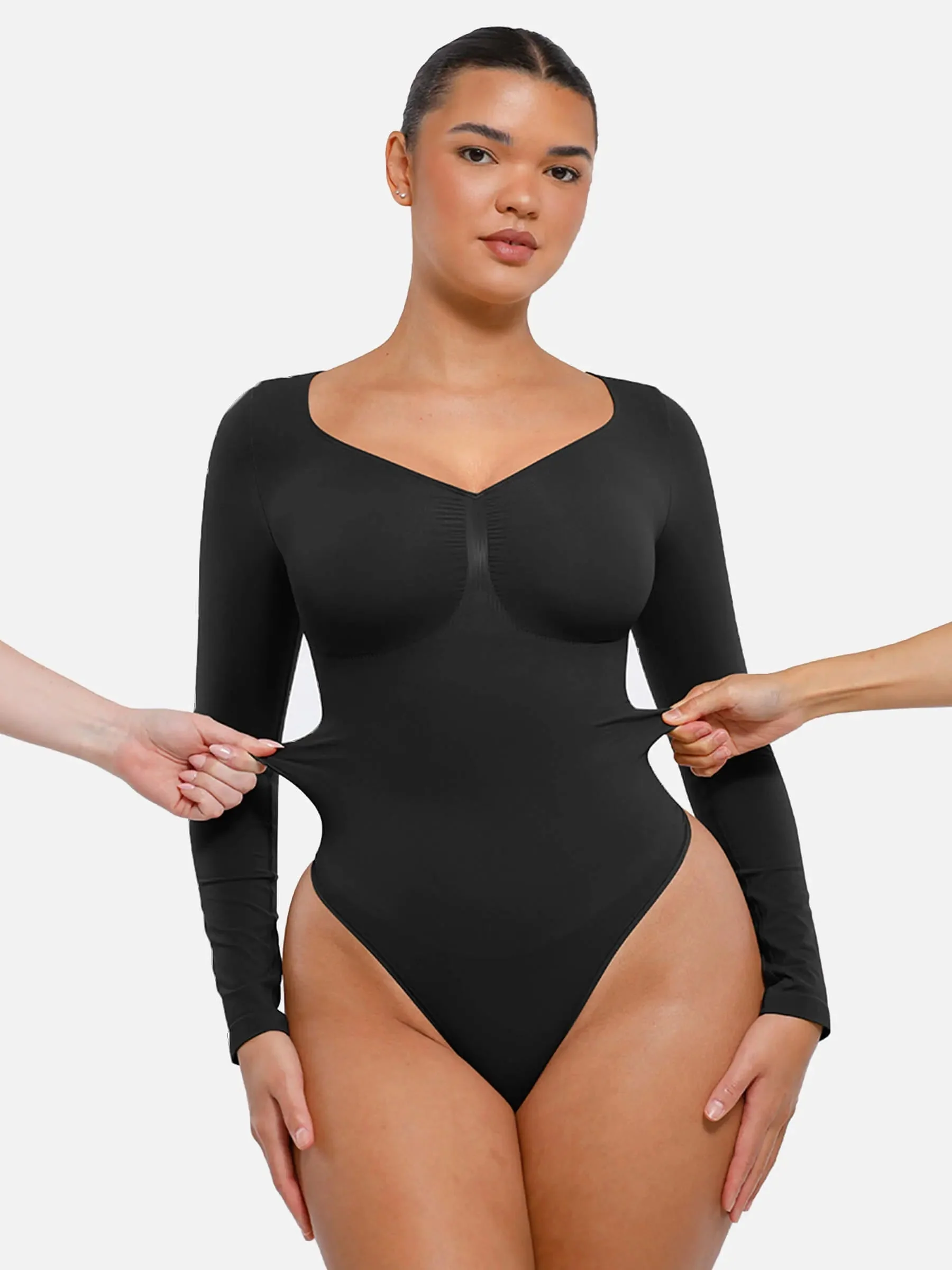 Bloom ™ | Long Sleeve Thong Bodysuit - Image 3