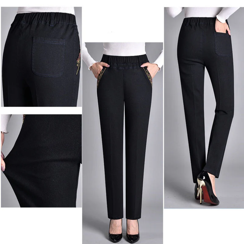 Luna® | Damesjeans met zijzakken en elastische taille - Image 6
