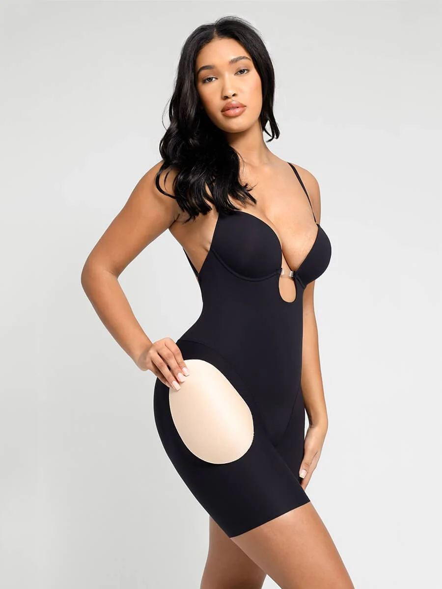 Bloom ™ | Plunge Bodysuit met Verwijderbare Pads - Image 13