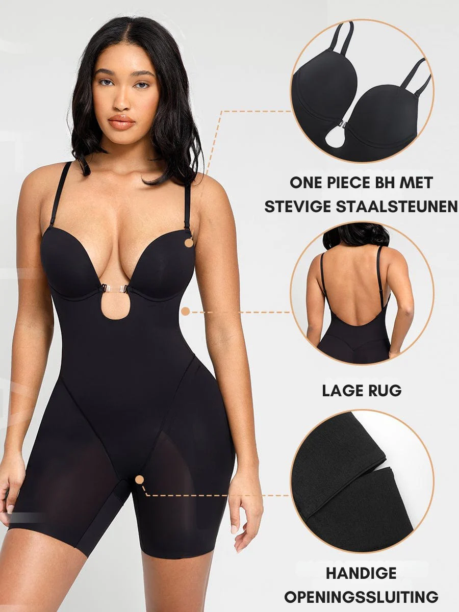 Bloom ™ | Plunge Bodysuit met Verwijderbare Pads - Image 3