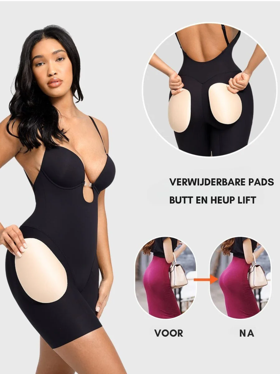 Bloom ™ | Plunge Bodysuit met Verwijderbare Pads - Image 4