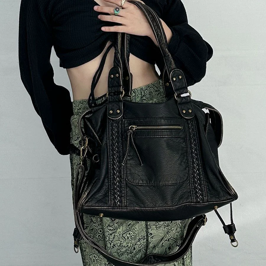Bloom ™ | Retro leren tas - Image 3