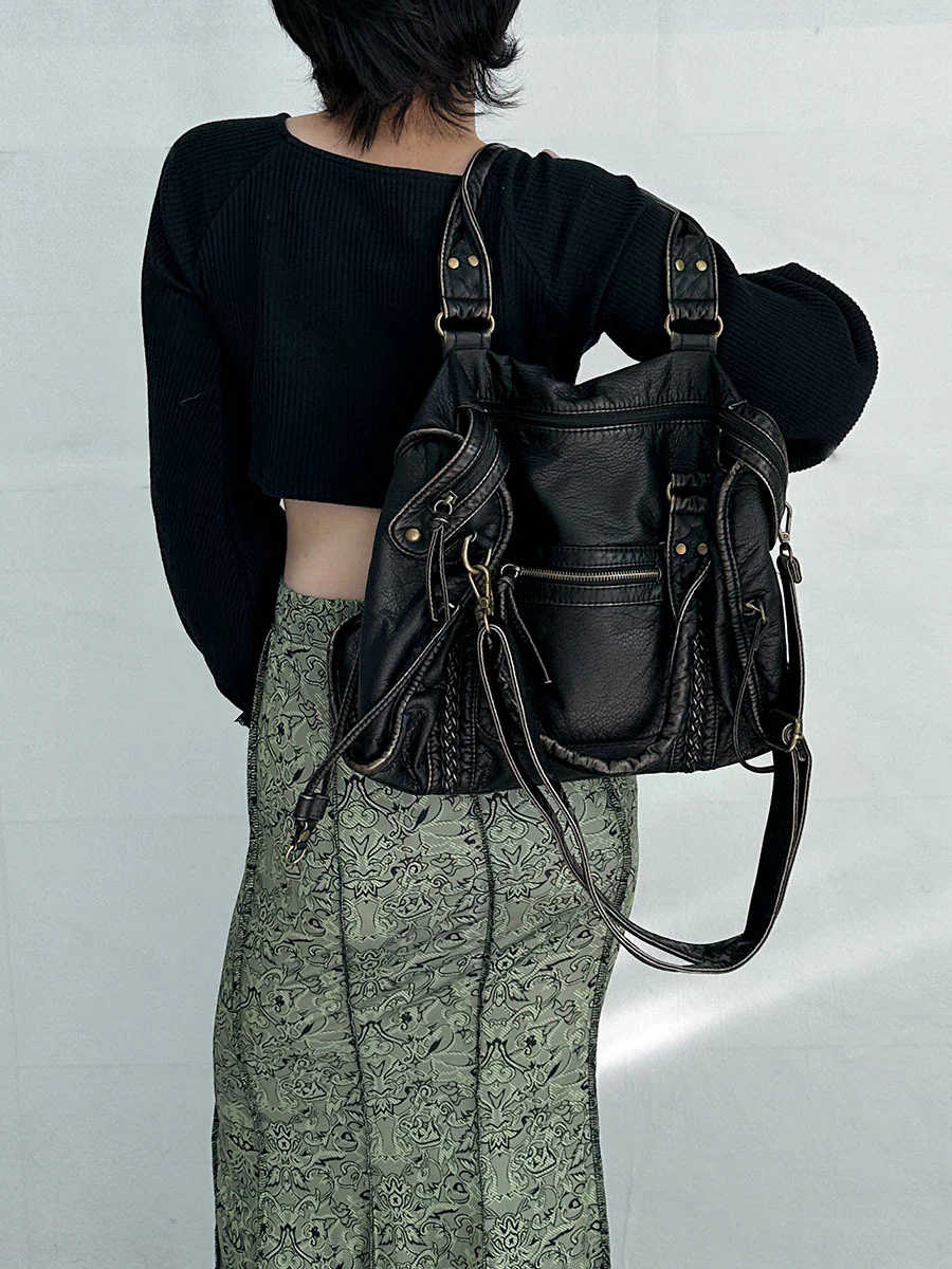 Bloom ™ | Retro leren tas - Image 5