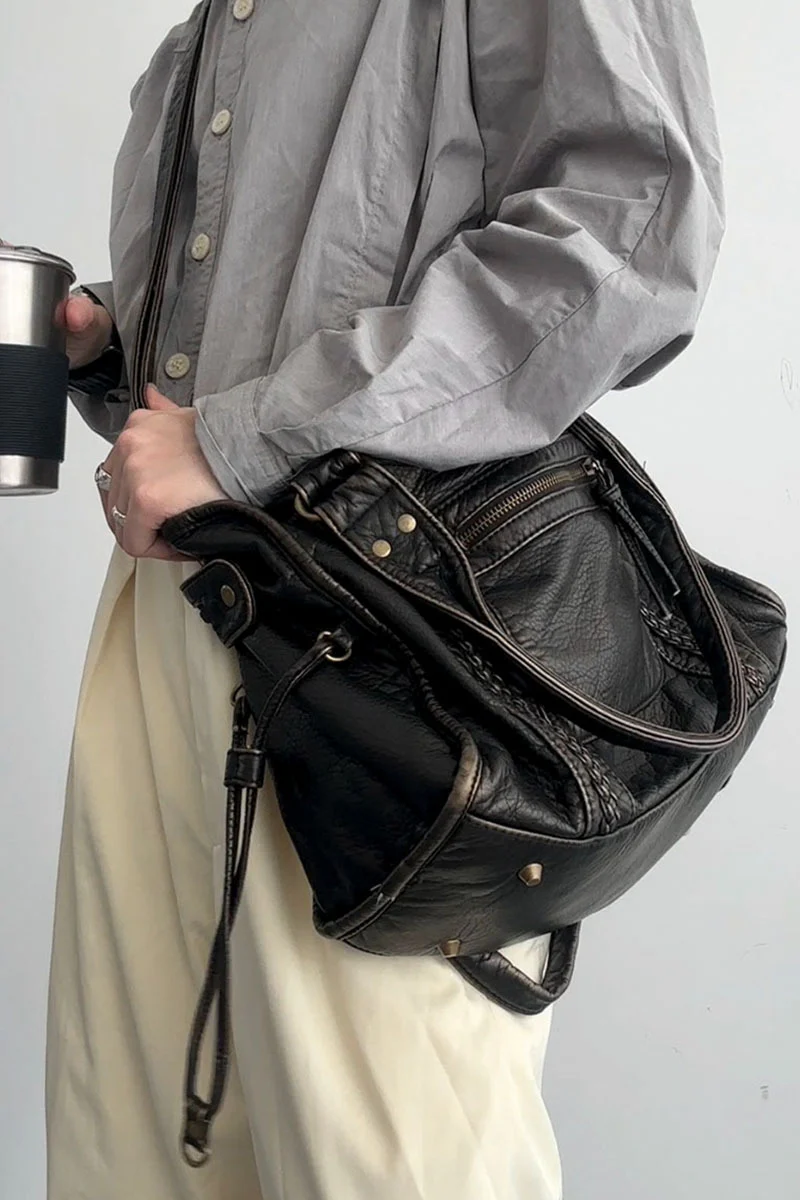 Bloom ™ | Retro leren tas - Image 7