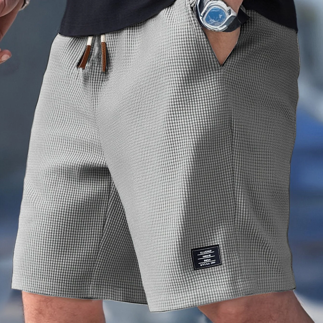 Sam™ | Premium zomerse shorts met structuur – Lichtgewicht comfort en strakke pasvorm - Image 9