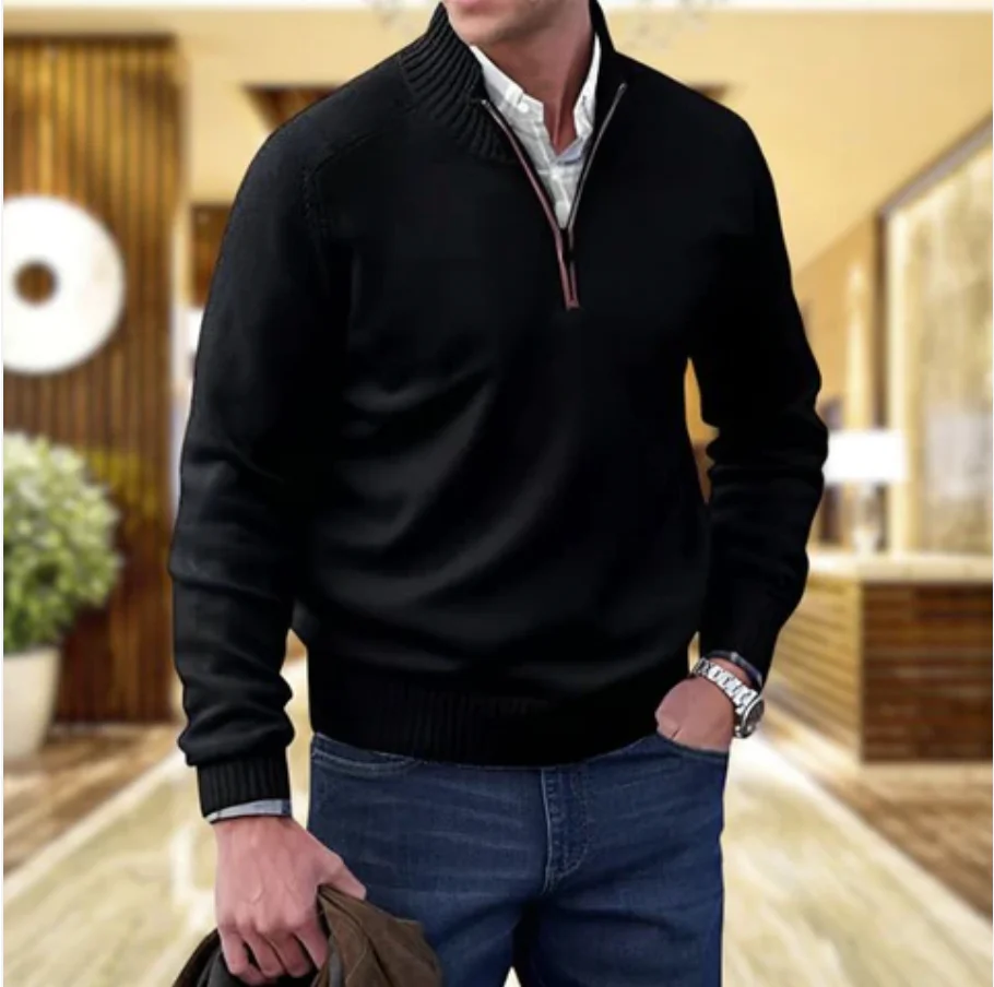 Sjoerd™ | Zip Trui met Kraag – Stijlvol Comfort & Moeiteloze Veelzijdigheid ( 1+1 Gratis ) - Image 12