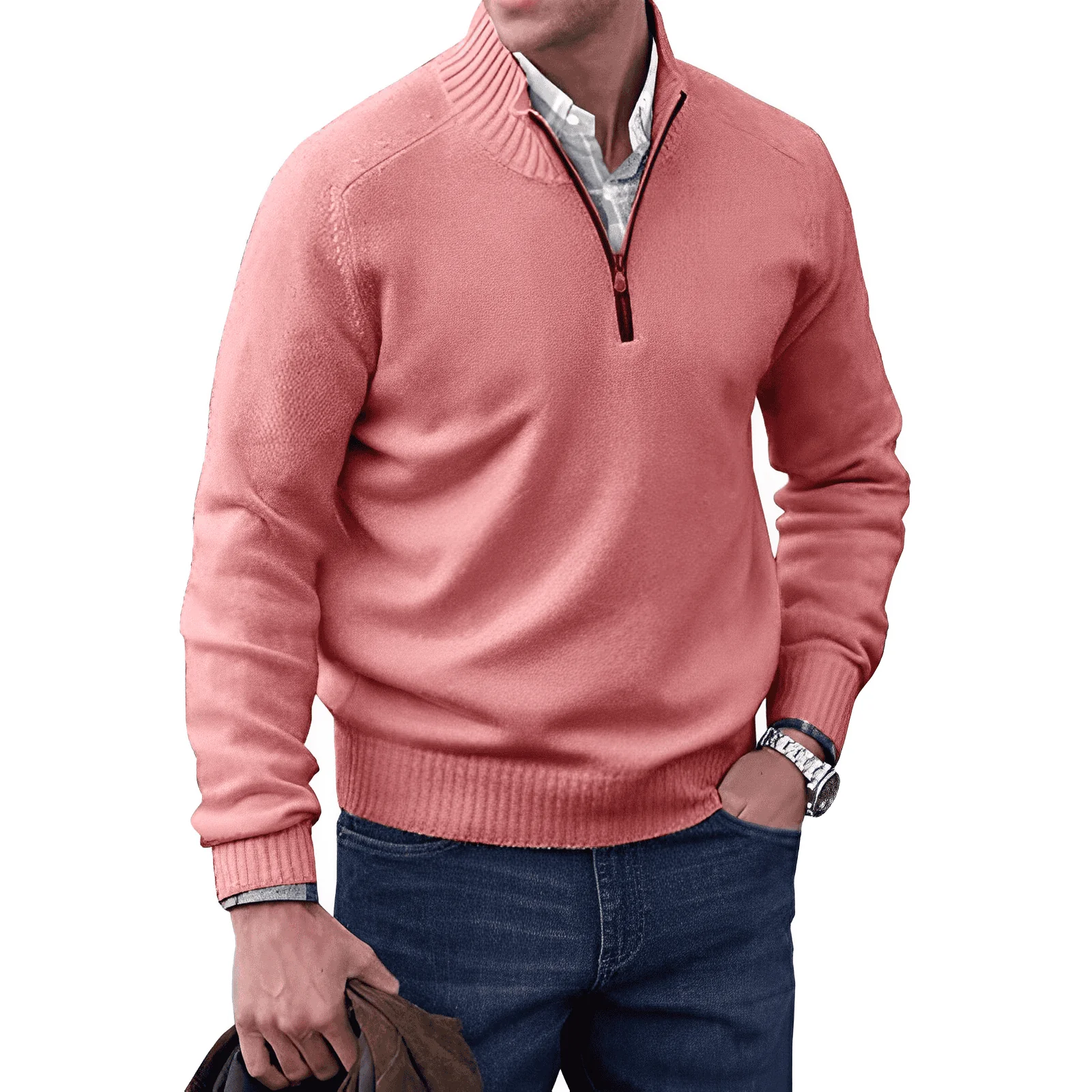 Sjoerd™ | Zip Trui met Kraag – Stijlvol Comfort & Moeiteloze Veelzijdigheid ( 1+1 Gratis ) - Image 5