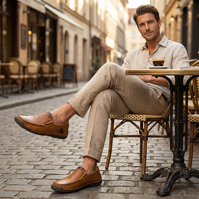 Teun™ | Premium Leren Instapschoenen – Tijdloze Klasse & Ademend Comfort - Image 2