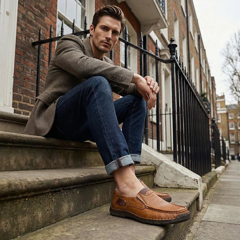Teun™ | Premium Leren Instapschoenen – Tijdloze Klasse & Ademend Comfort - Image 3