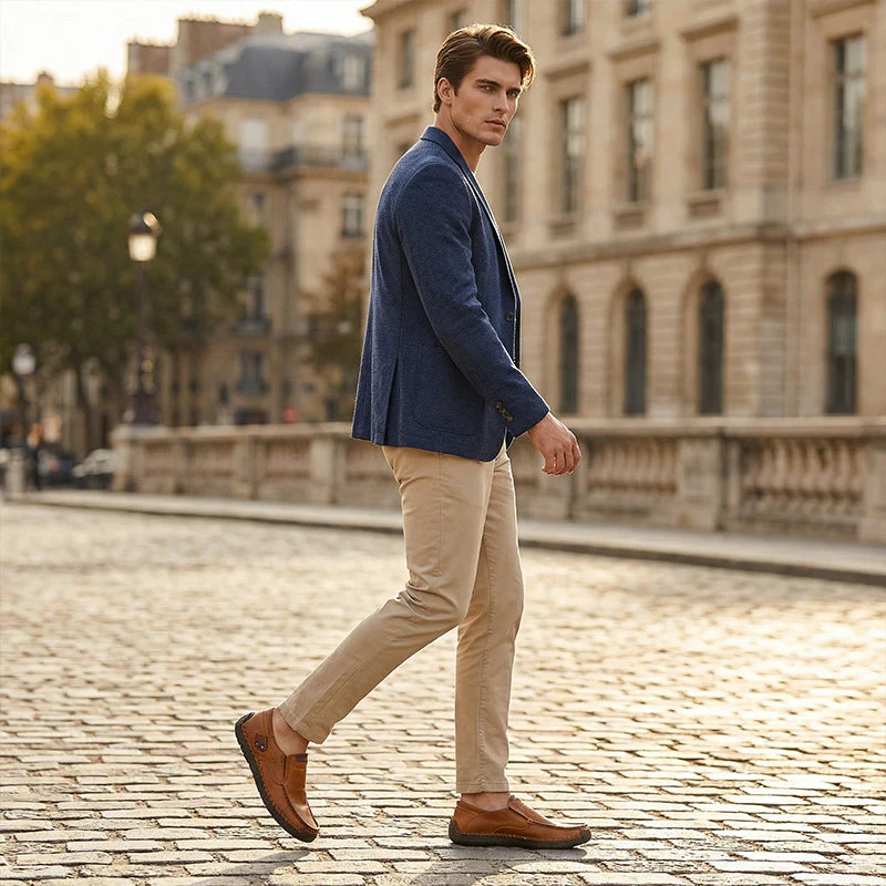 Teun™ | Premium Leren Instapschoenen – Tijdloze Klasse & Ademend Comfort - Image 4