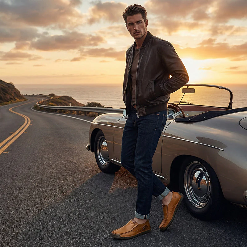 Teun™ | Premium Leren Instapschoenen – Tijdloze Klasse & Ademend Comfort - Image 5