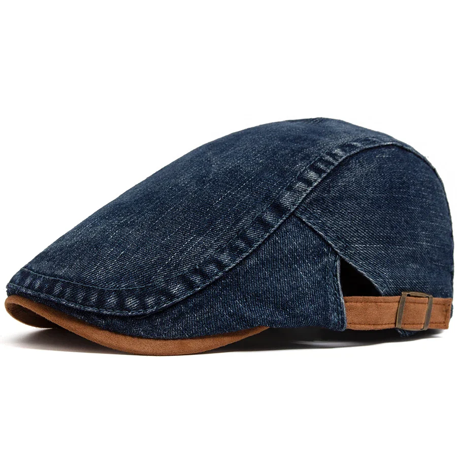 Thijs™ | Premium Denim Flat Cap – Tijdloze Stijl & Dagelijks Comfort - Image 3