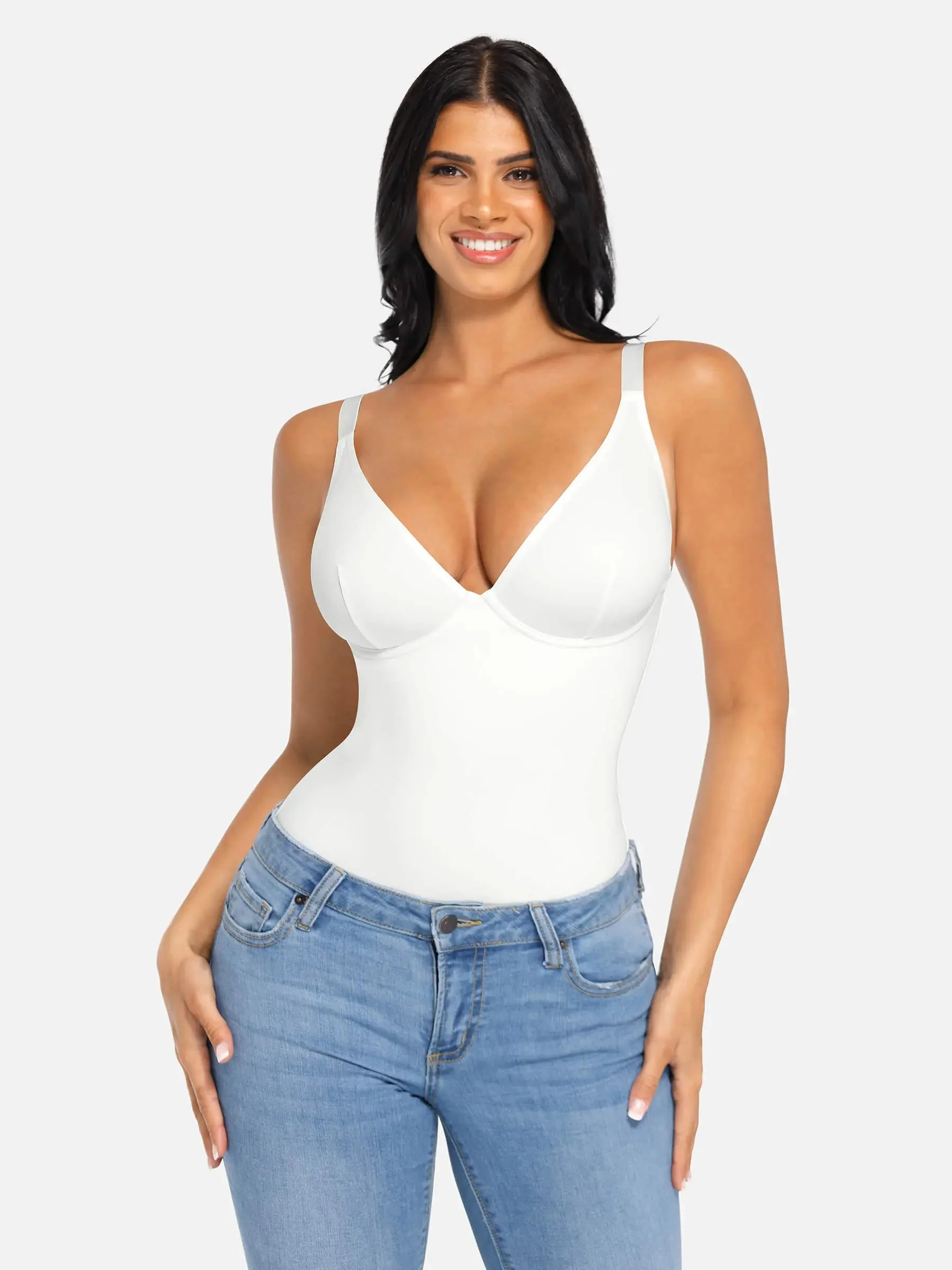 Bloom ™ | V Neck Bodysuit Slip - Image 14