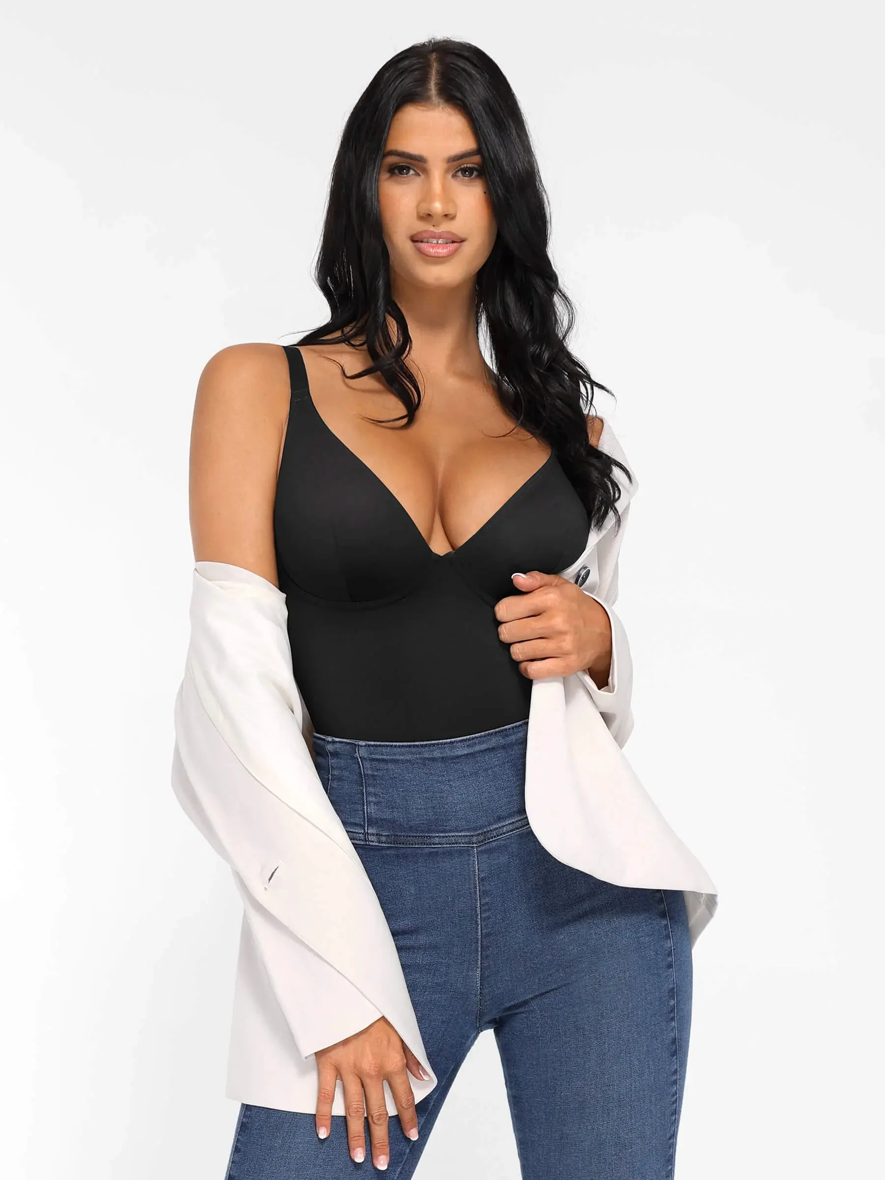 Bloom ™ | V Neck Bodysuit Slip - Image 6