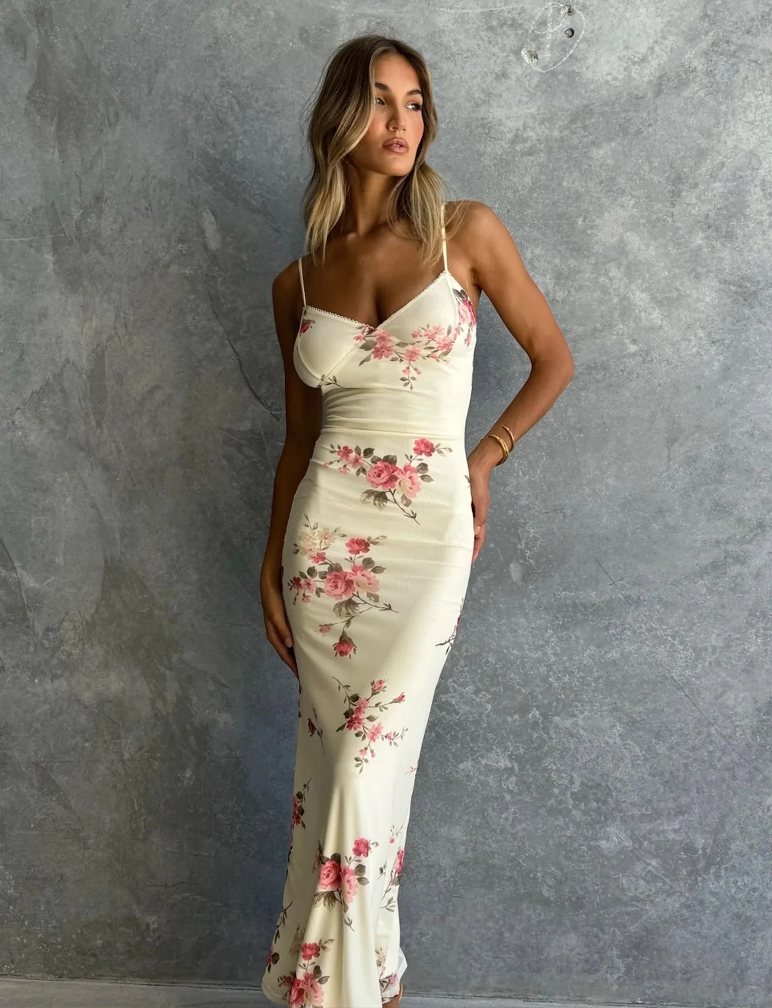 Bloom ™ |  Valeria -  Maxi-jurk met Bloemenprint - Image 10